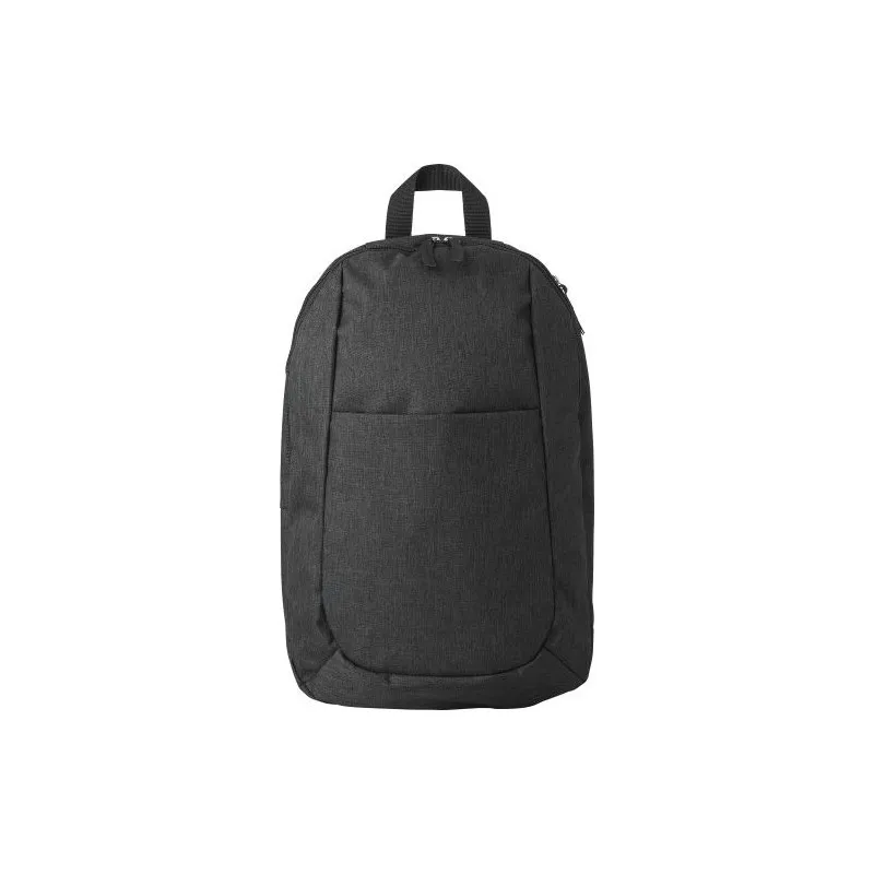 Sac à dos écologique en polyester personnalisé - Haley Matières : coton Couleurs : bleu marine personnalisable avec votre logo