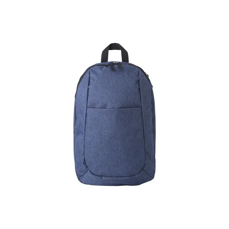 Sac à dos écologique en polyester personnalisé - Haley Matières : coton Couleurs : bleu marine goodies entreprise design