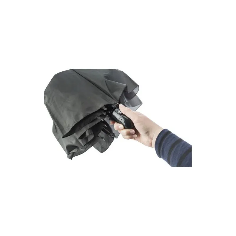 Parapluie pliable personnalisé et publicitaire - Conrad Matières : coton Couleurs : rouge cadeau client original