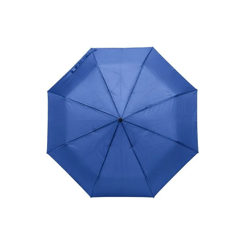 Parapluie pliable personnalisé et publicitaire - Conrad Matières : coton Couleurs : noir cadeau entreprise pas cher