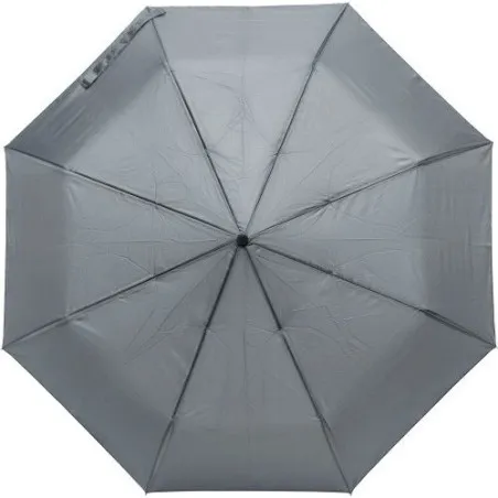 Parapluie pliable personnalisé et publicitaire - Conrad Matières : coton Couleurs : bleu clair personnalisable avec votre logo