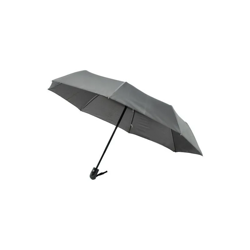 Parapluie pliable personnalisé et publicitaire - Conrad Matières : coton Couleurs : bleu clair goodies entreprise design