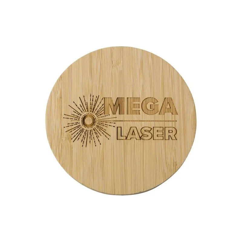 Chargeur rapide écologique à induction en bambou Fernando Matières : PVC Couleurs : fuchsia personnalisable avec votre logo