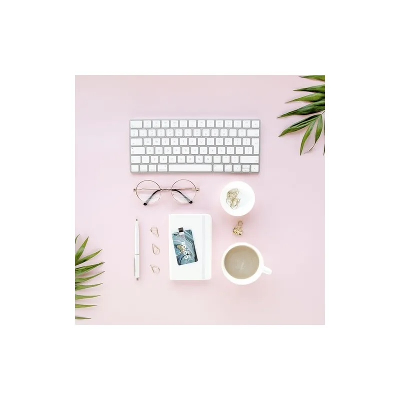 Clé USB Personnalisée 16Go Écologique - Milen Matières : acier inoxydable Couleurs : noir impression haute définition