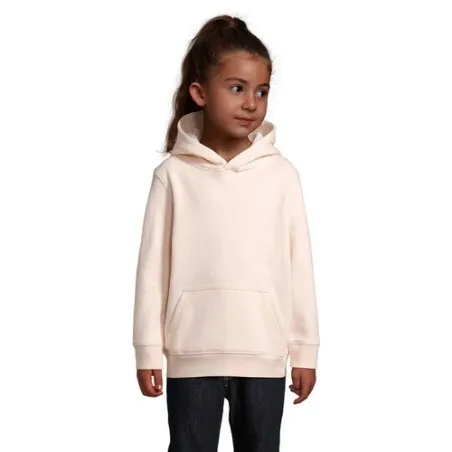Sweat Capuche Écologique et Stylé pour Enfant - CONDOR KIDS Taille textile : XL Couleurs : gris chiné goodies entreprise design