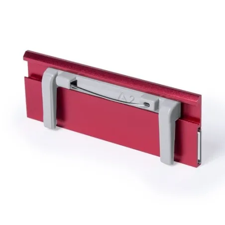 Porte-badge personnalisé écologique Badge Bindel Matières : coton Taille textile : XL Couleurs : gris cadeau affaires élégant