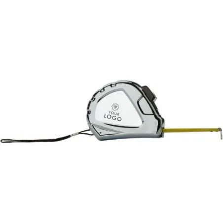 Mètre-ruban en plastique personnalisé de 5 m - Ahsan Matières : coton organique Taille textile : XS Couleurs : blanc goodies pub
