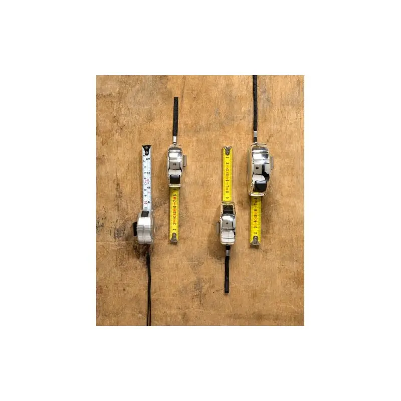 Mètre-ruban en plastique personnalisé de 5 m - Ahsan Matières : coton organique Taille textile : XS Couleurs : blanc marquage la