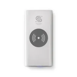 Batterie Externe Li-po 8000 mAh avec Chargeur Induction Personnalisé Matières : coton recyclé Couleurs : naturel 2