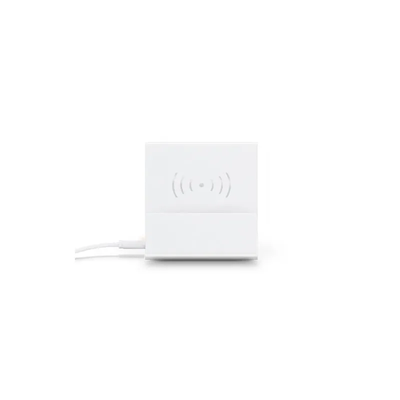 Enceinte Bluetooth 5.0 et Chargeur Induction Personnalisés - 3-en-1 Écologique Matières : coton recyclé Couleurs : rouge personn