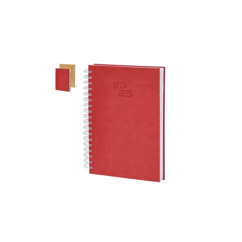 Agenda pas cher personnalisé Wayrux Matières : chanvre Couleurs : vert marquage laser ultra précis