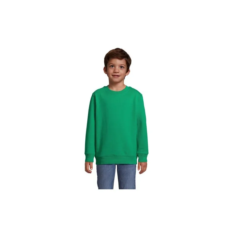 Sweat Écologique et Confortable Personnalisé pour Enfants - Columbia Kids Taille textile : XL Couleurs : gris chiné livraison ex