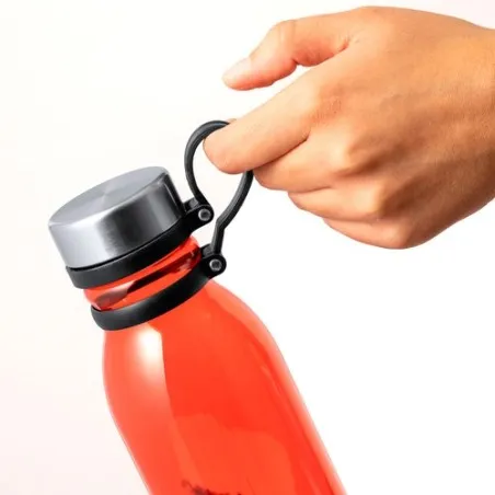 Gourde Écologique Personnalisable Albrait Matières : PET recyclé Couleurs : rouge livraison express 24h 48h