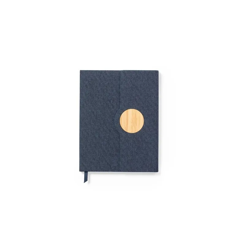 Bloc Notes Écologique Personnalisable - Cahier Aquo Matières : polyester Couleurs : noir