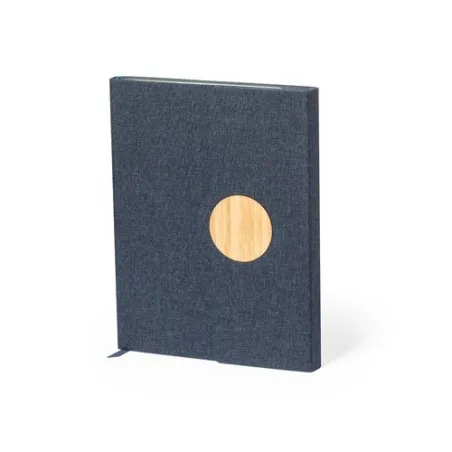 Bloc Notes Écologique Personnalisable - Cahier Aquo Matières : polyester Couleurs : noir cadeau collaborateur premium