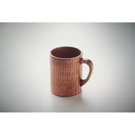 Mug personnalisé en bois de chêne 280 ml TRAVIS Matières : coton Taille textile : S Couleurs : naturel impression haute définiti