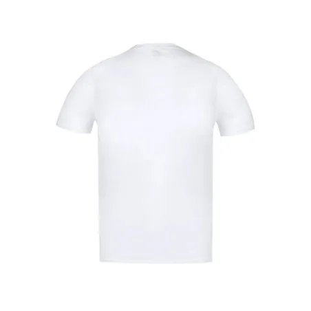 T-Shirt Blanc Personnalisé V-Neck pour Adultes Iconic Matières : PET recyclé Taille textile : M Couleurs : bleu goodies publicit