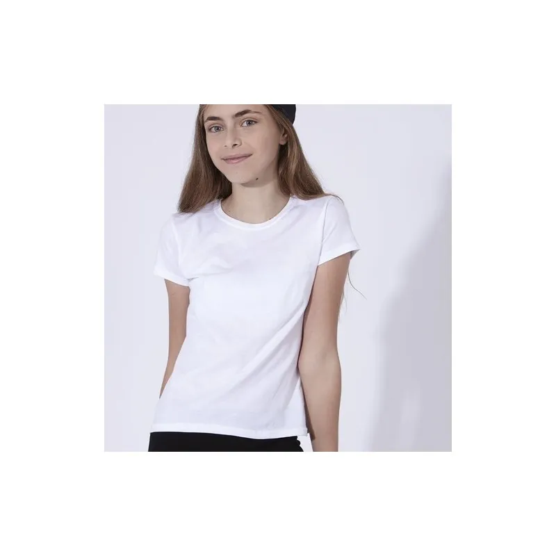 T-Shirt Enfant Blanc KEYA YC150 - Confort et Style