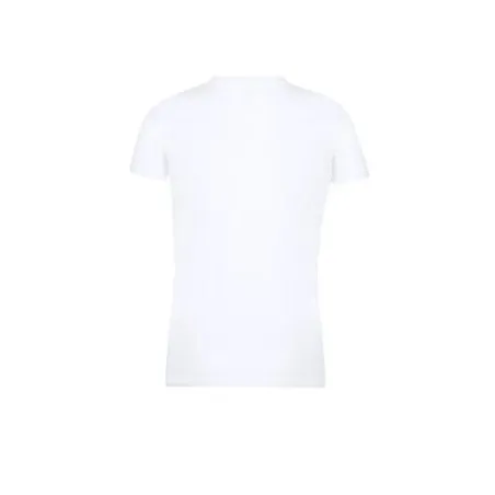 T-Shirt Femme Blanc Personnalisé WCS150 "keya" Matières : PET recyclé Taille textile : S Couleurs : noir objet promo petit budge