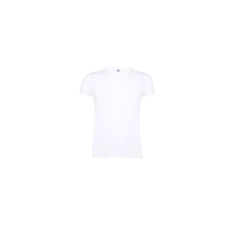 T-Shirt Femme Blanc Personnalisé WCS150 "keya" Matières : PET recyclé Taille textile : M Couleurs : bleu marine cadeau entrepris