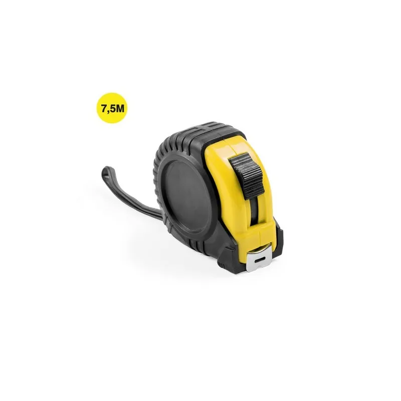 Mètre Publicitaire Personnalisé Grade Écologique 7,5m Matières : polyester Couleurs : blanc objet promotionnel éco-responsable