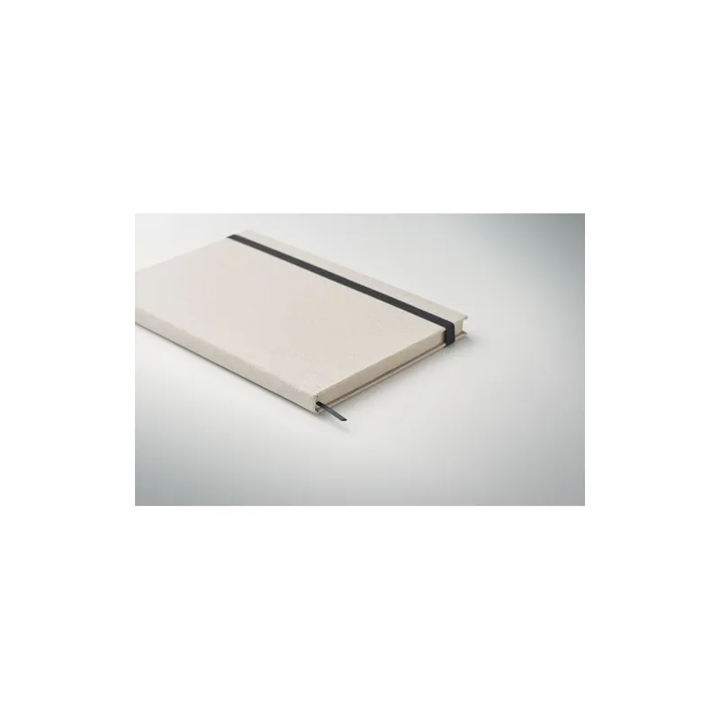 Carnet A5 personnalisé en papier d'herbe écologique - GRASS NOTES Matières : coton Taille textile : M Couleurs : blanc livraison