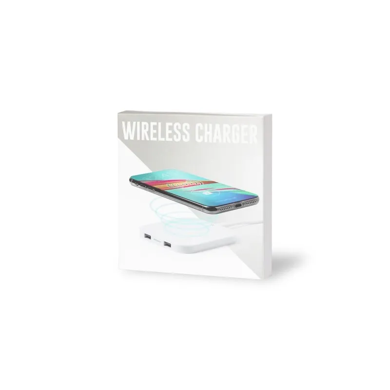 Chargeur Sans Fil Personnalisé Élégant Puissant Pas Cher Donson Couleurs : noir goodies publicitaire événementiel