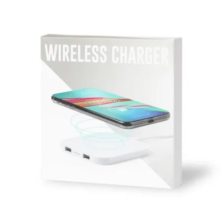 Chargeur Sans Fil Personnalisé Élégant Puissant Pas Cher Donson Couleurs : noir goodies publicitaire événementiel