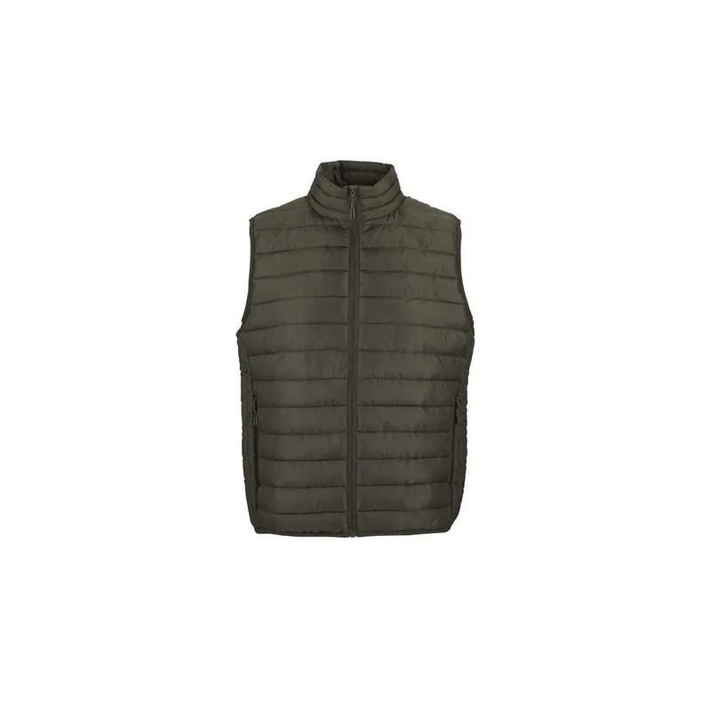 Gilet bodywarmer confortable et stylé personnalisé pour hommes STREAM MEN Matières : coton Taille textile : L Couleurs : anthrac