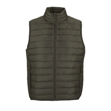 Gilet bodywarmer confortable et stylé personnalisé pour hommes STREAM MEN Matières : coton Taille textile : L Couleurs : anthrac