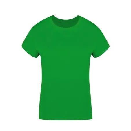 T-Shirt Femme Personnalisé 100% Coton Confort Optimal Seiyo Matières : aluminium Couleurs : vert clair accessoire événementiel u