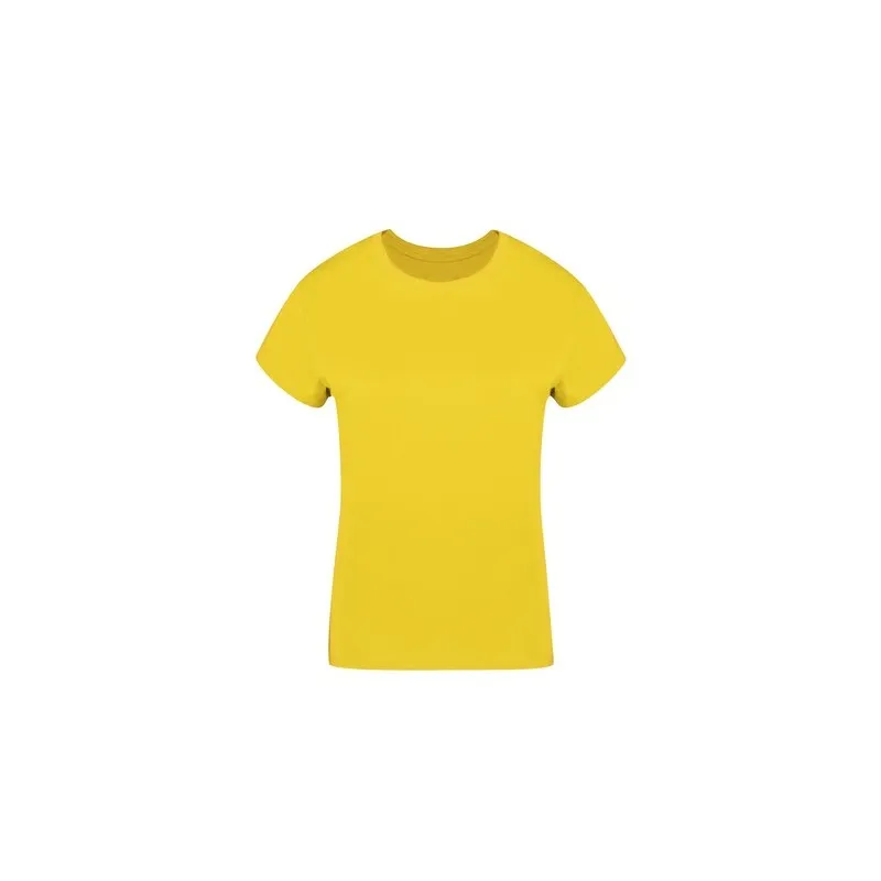 T-Shirt Femme Personnalisé 100% Coton Confort Optimal Seiyo Matières : coton Taille textile : XXL Couleurs : blanc marquage lase