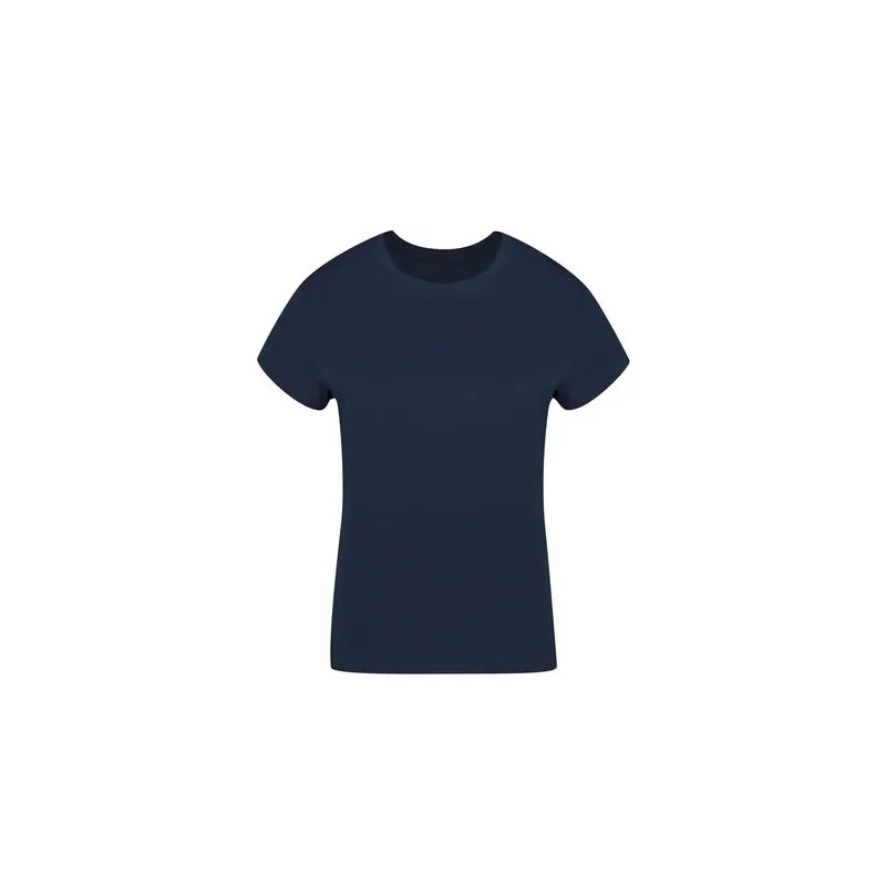 T-Shirt Femme Personnalisé 100% Coton Confort Optimal Seiyo Matières : aluminium Couleurs : argenté personnalisation rapide en F