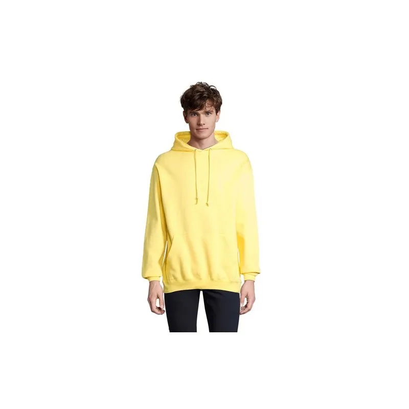 Sweat-Shirt Écologique Unisex à Capuche Personnalisé CONDOR Matières : coton Taille textile : L Couleurs : rouge vif objet publi