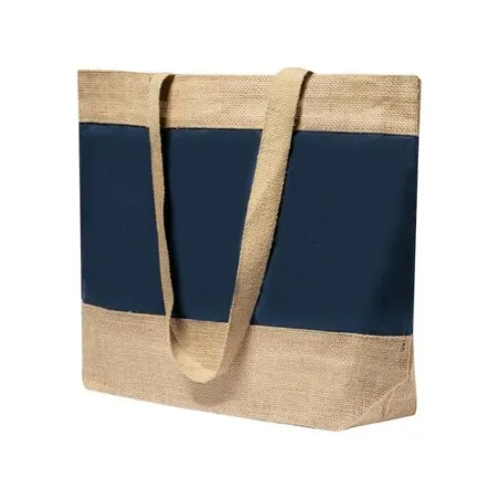 Sac de Plage Élégant et Résistant Personnalisé Raxnal Matières : coton Taille textile : L Couleurs : noir marquage couleur éclat