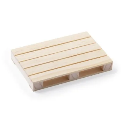 Sous-Verre Éco-Responsable Personnalisé en Bois Naturel - Palet Matières : polyester Couleurs : fuchsia marquage laser ultra pré