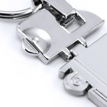 Porte-Clés Personnalisé Ecologique Trailer Matières : polyester Couleurs : bleu cadeau entreprise pas cher