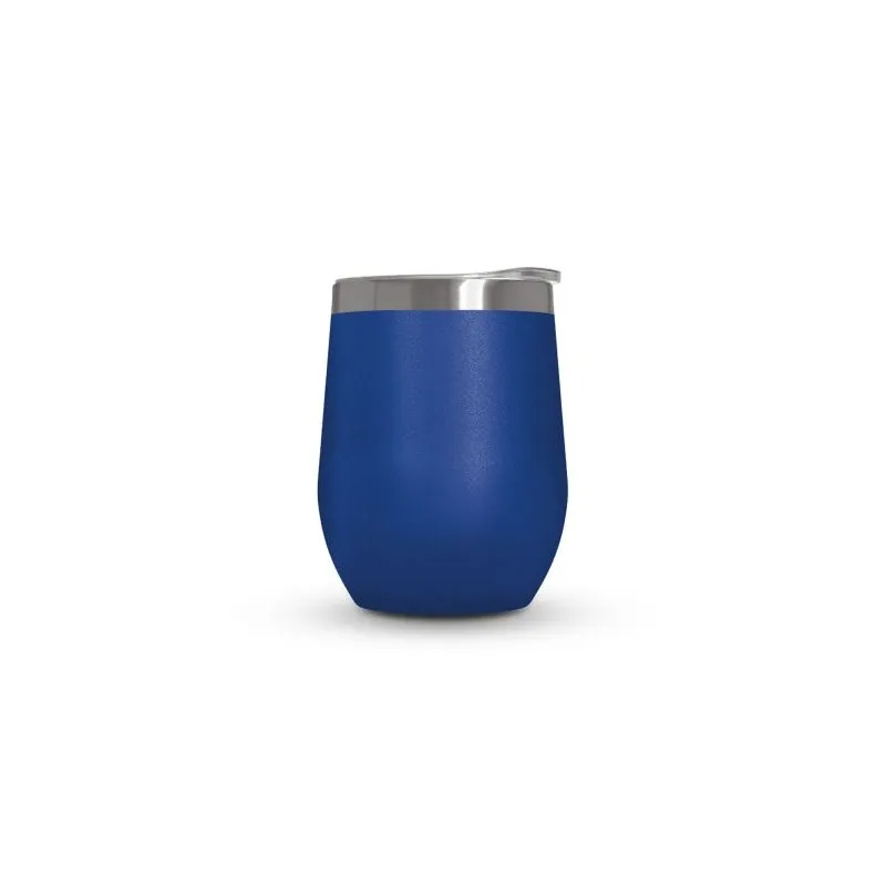 Mug Isotherme Double Paroi Écologique en Inox avec Couvercle en Inox Recyclé - Personnalisable Matières : coton Couleurs : noir 