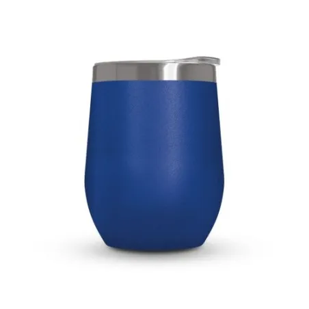 Mug Isotherme Double Paroi Écologique en Inox avec Couvercle en Inox Recyclé - Personnalisable Matières : coton Couleurs : noir 