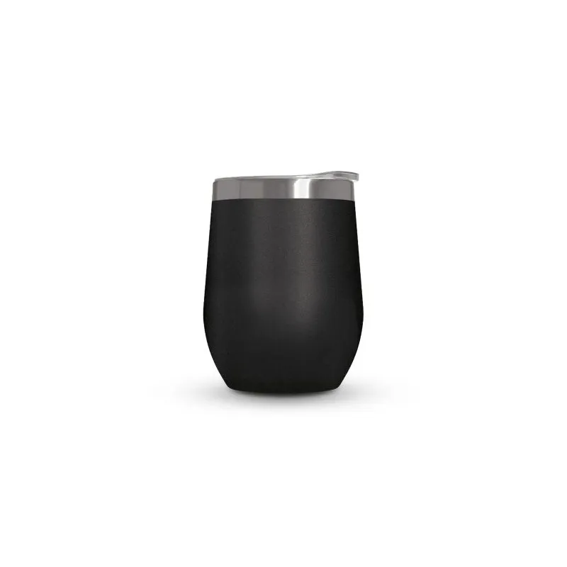 Mug Isotherme Double Paroi Écologique en Inox avec Couvercle en Inox Recyclé - Personnalisable Matières : PU Couleurs : bleu goo