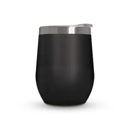 Mug Isotherme Double Paroi Écologique en Inox avec Couvercle en Inox Recyclé - Personnalisable Matières : PU Couleurs : bleu goo