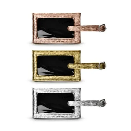 Étiquette de Valise Personnalisée Écologique | Objets Publicitaires Matières : PU Couleurs : vert marquage laser ultra précis