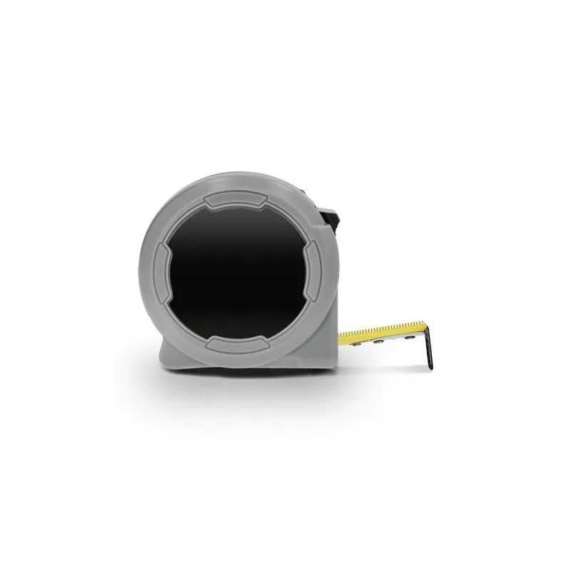 Mètre Ruban Jaune Pratique 5 m x 19 mm en Coque Plastique - Outil Publicitaire Personnalisé Couleurs : rouge personnalisation su