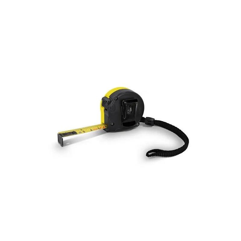 Mètre Ruban Jaune Pratique 5 m x 19 mm en Coque Plastique - Outil Publicitaire Personnalisé Couleurs : jaune cadeau client origi