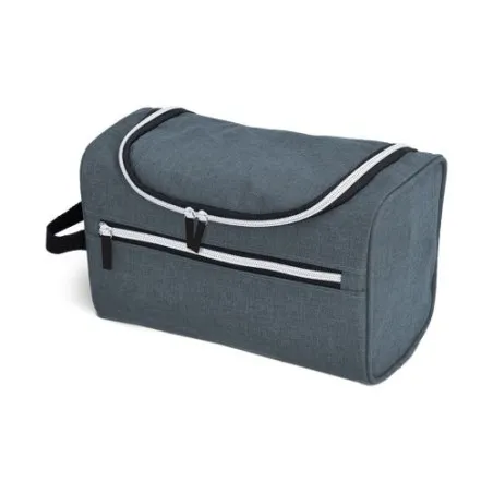 Trousse de Toilette Personnalisée Écologique - Cadeaux d'Entreprise Matières : PVC Couleurs : bleu translucide goodies publicita