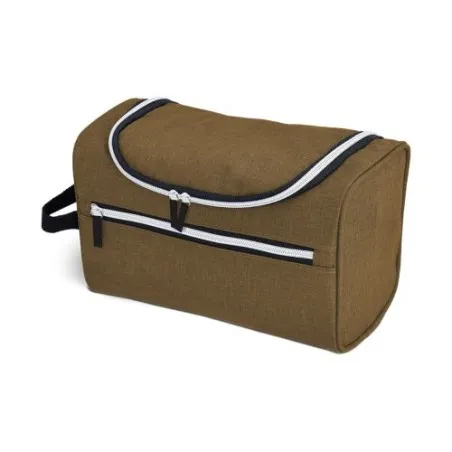 Trousse de Toilette Personnalisée Écologique - Cadeaux d'Entreprise Matières : PVC Couleurs : blanc translucide impression haute