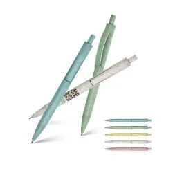 Stylo Bille Écologique à Écriture Fluide et Précise - Corps et Clip Plastique Bio-Sourcé Matières : métal Couleurs : blanc 2