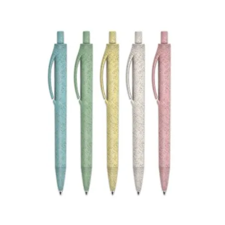 Stylo Bille Écologique à Écriture Fluide et Précise - Corps et Clip Plastique Bio-Sourcé Matières : softshell Couleurs : rouge m