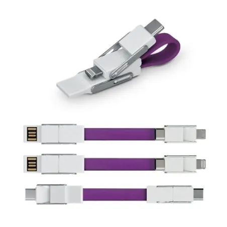 Câble de Charge Rapide 20W 6 en 1 - Pratique et Compact