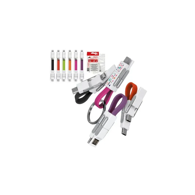 Câble de Charge Rapide 20W 6 en 1 - Pratique et Compact